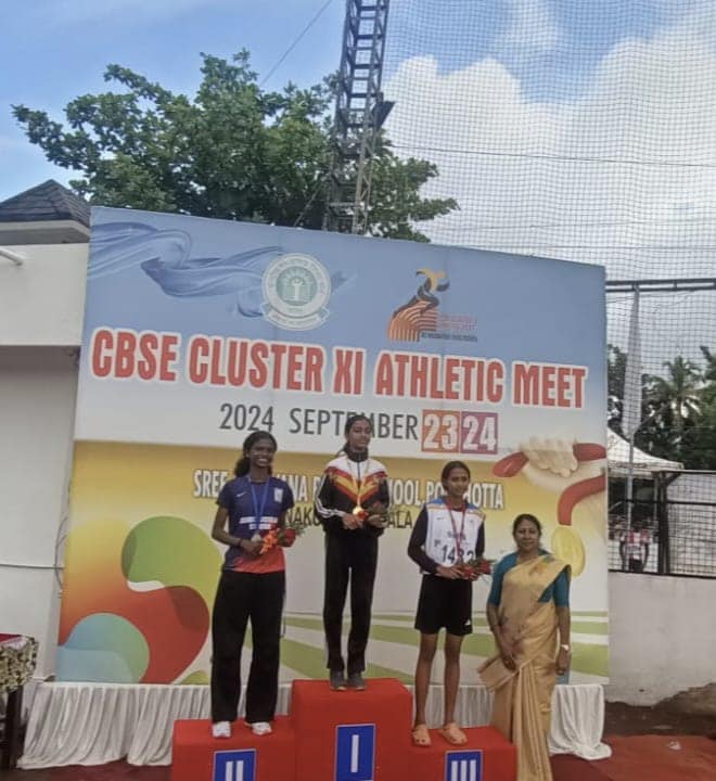  Chinmaya Vidyalaya Shines at the CBSE Cluster Sports Meet