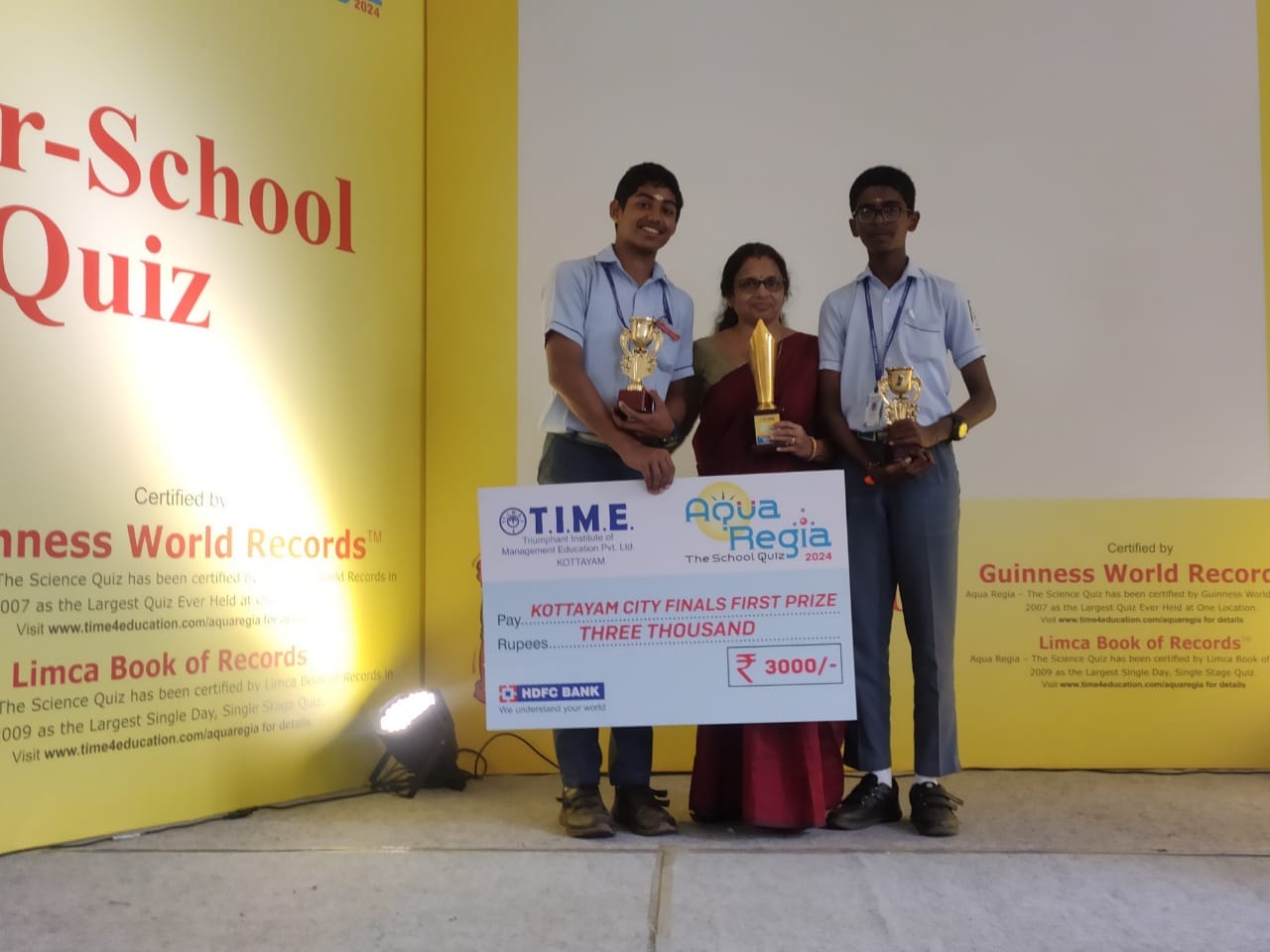  Congratulations to Jayadev and Akshaj Ajith of Grade 10